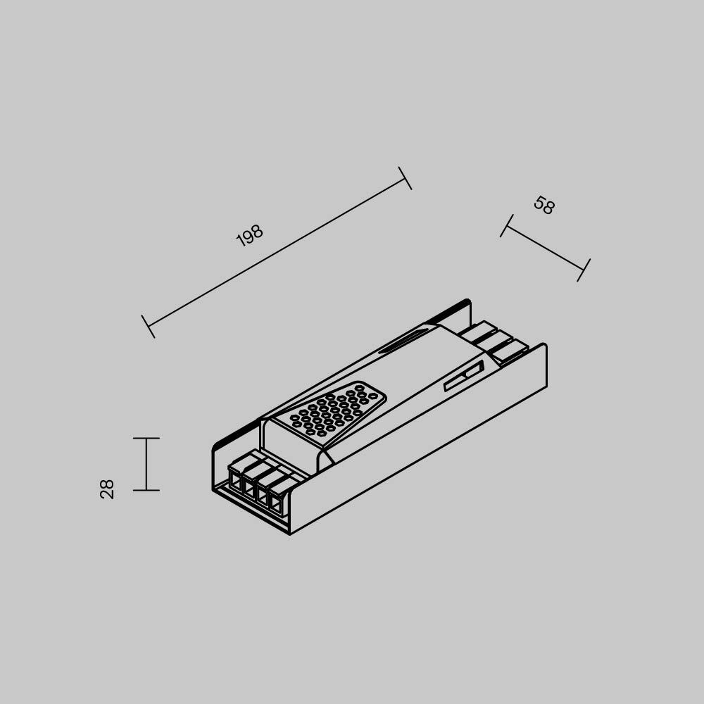 Блок питания Maytoni PSL013 300Вт DC24В IP20 821009 821009 - магазин электротехники Electroshop