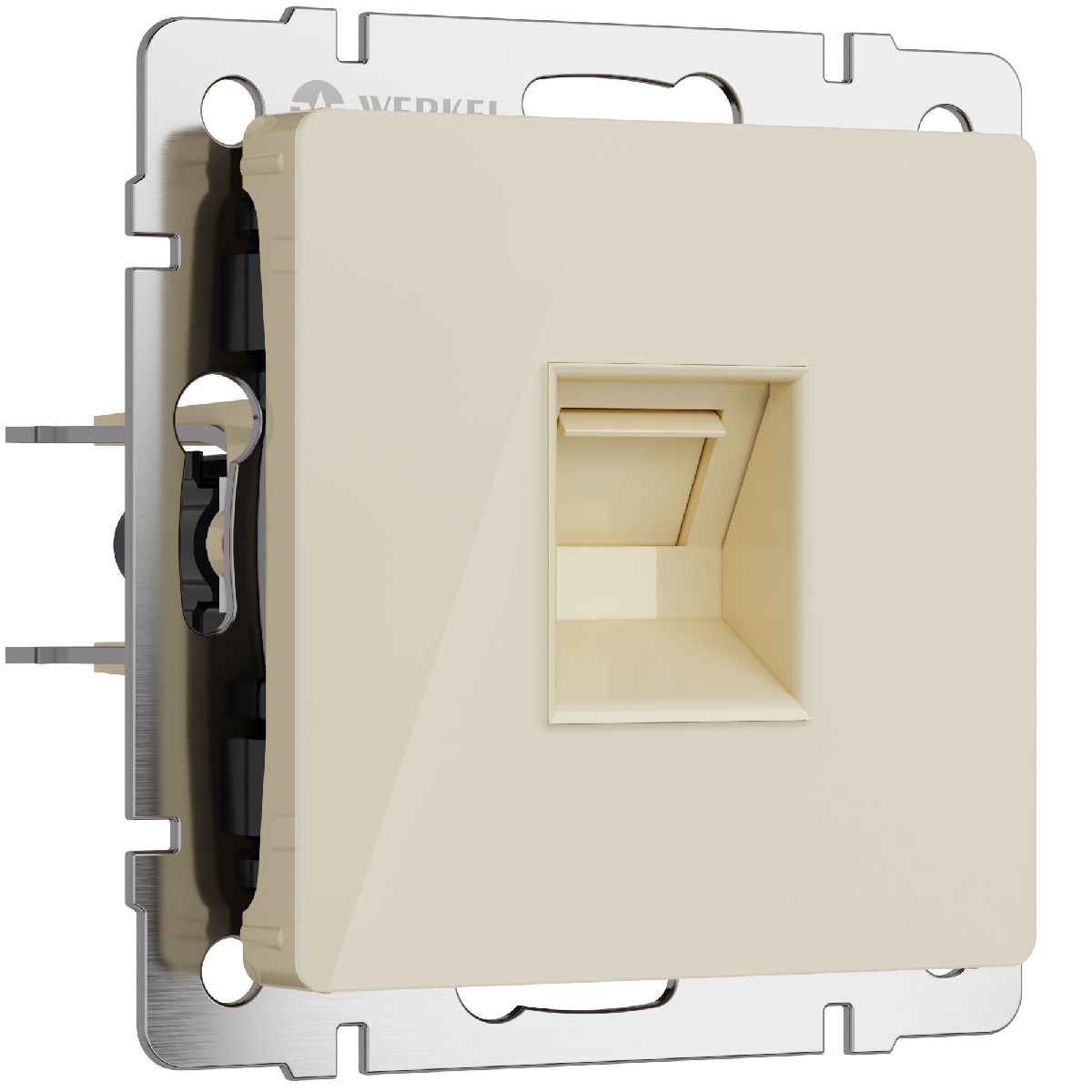 Розетка Ethernet RJ-45 Werkel 4690389197116 W1181043 a064064 4690389197116 - магазин электротехники Electroshop