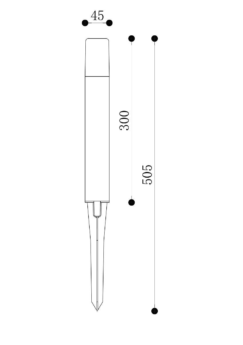 Ландшафтный светильник Maytoni Talpa O416FL-L3B3K1 O416FL-L3B3K1 - магазин электротехники Electroshop