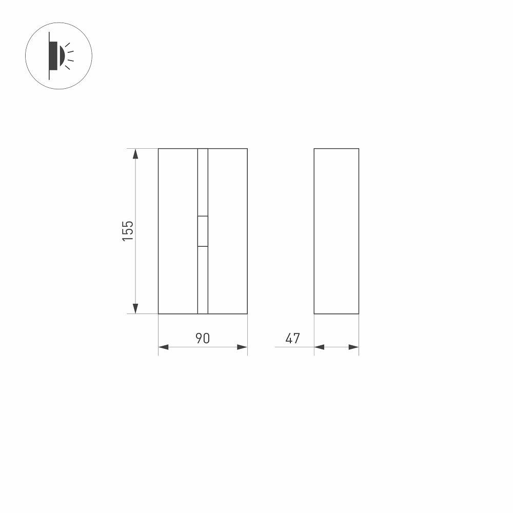 Светильник для ступеней Arlight Stripe 029972 029972 - магазин электротехники Electroshop