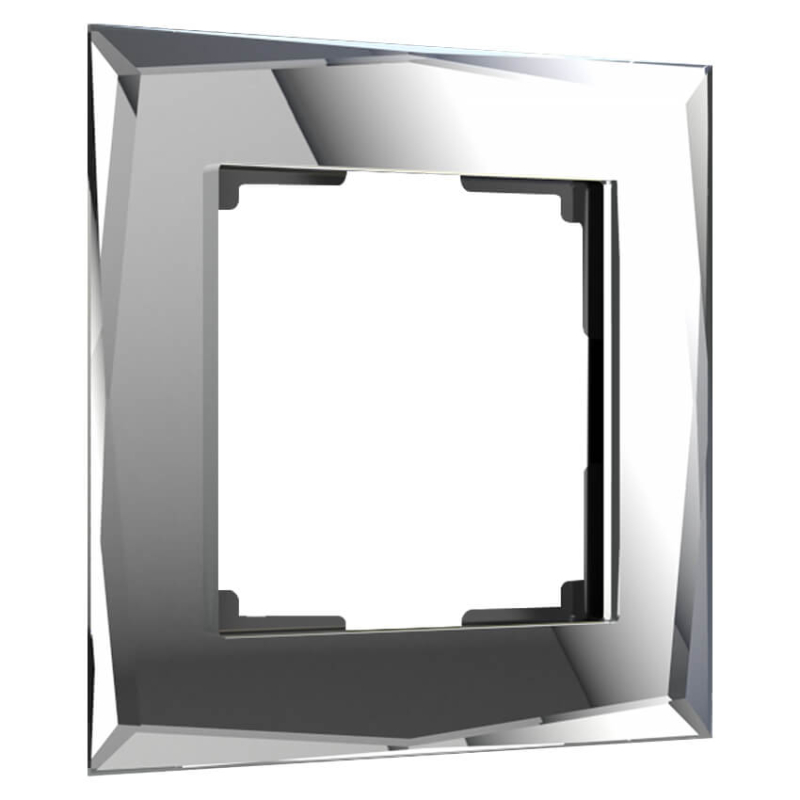 Рамка на 1 пост Werkel Diamant зеркальный W0011220 4690389158803 4690389158803 - магазин электротехники Electroshop