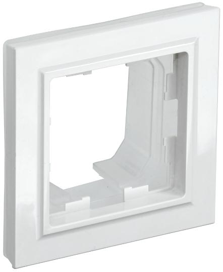Рамка 1-местная IP44 IEK BRITE РУ-1-БрБ-44 белый BR-M12-44-K01 BR-M12-44-K01 - магазин электротехники Electroshop