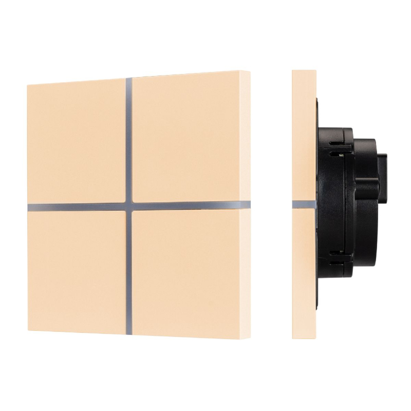 Сенсорная панель Arlight KNX-304-13-IN Champagne BUS, Frameless 039670 039670 - магазин электротехники Electroshop