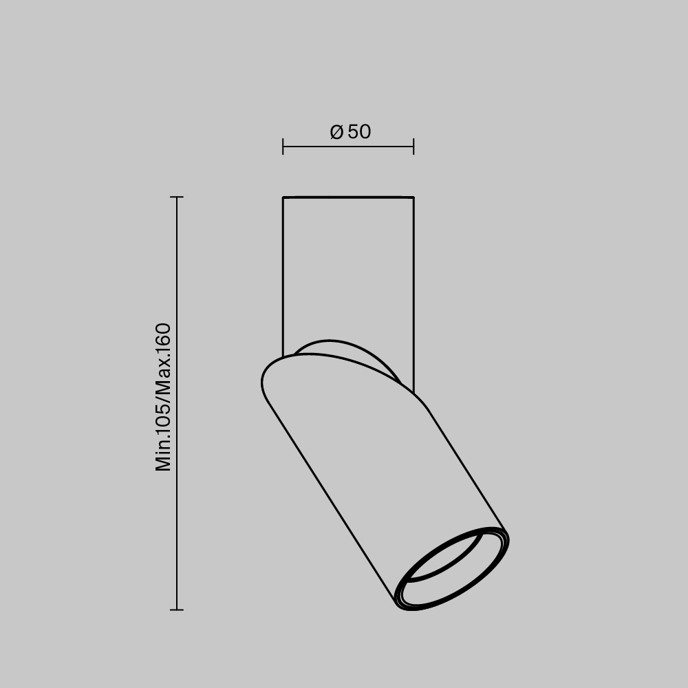 Накладной спот Maytoni Dafne C027CL-L10B4K C027CL-L10B4K - магазин электротехники Electroshop