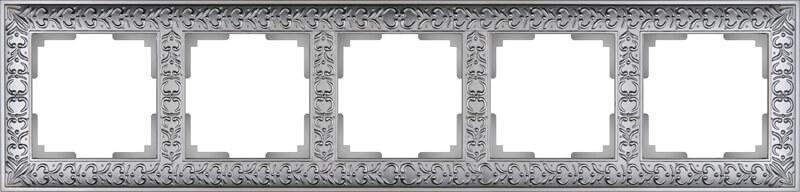 Рамка Werkel Antik на 5 постов матовый хром WL07-Frame-05 4690389145704 4690389145704 - магазин электротехники Electroshop