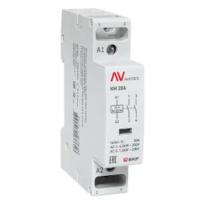 Контактор модульный EKF Averes КМ 20А 2NO 24В AC 1 модуль km-av-1-20-20-24V km-av-1-20-20-24V - магазин электротехники Electroshop