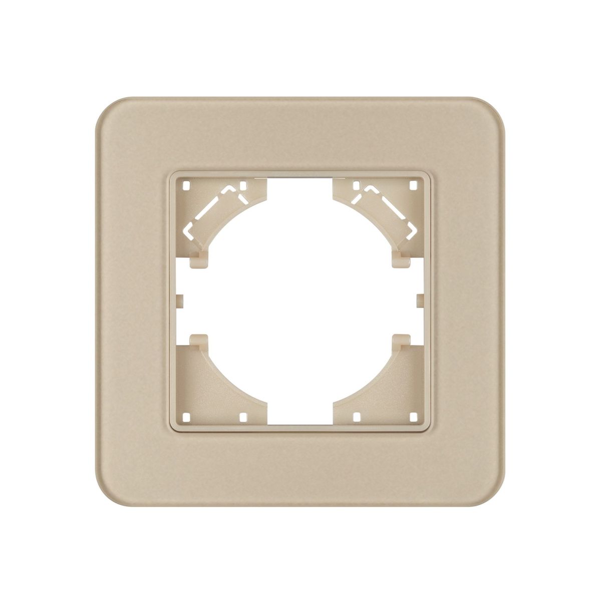 Рамка стеклянная на 1 пост Arlight FRM-OMALI-SFGS-1-GD 049679 049679 - магазин электротехники Electroshop