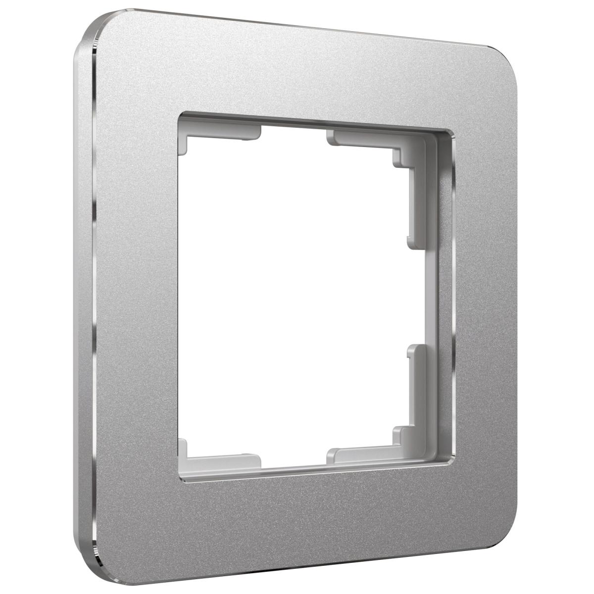 Рамка на 1 пост Werkel Platinum алюминий 4690389184413 W0012606 4690389184413 - магазин электротехники Electroshop
