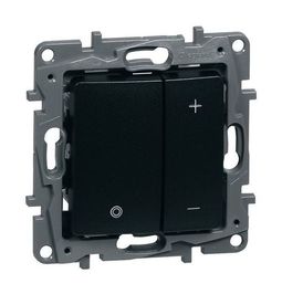 Светорегулятор нажимной Legrand Etika 400W, антрацит 672618 672618 - магазин электротехники Electroshop