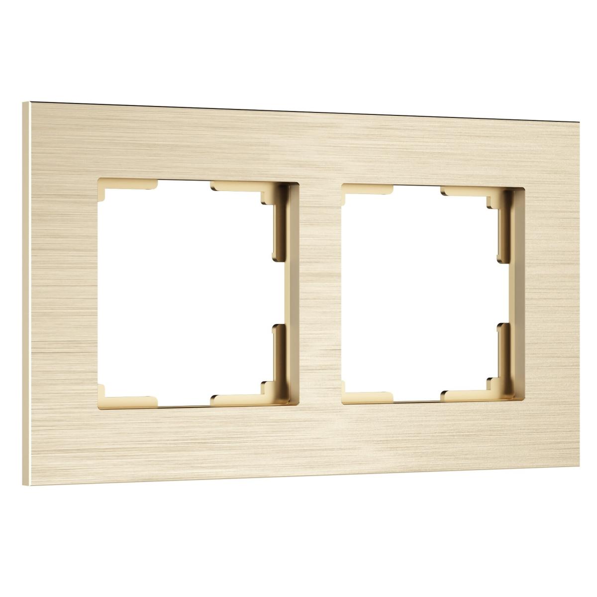 Рамка на 2 поста Werkel AluMax 4690389204050 W0023511 a066334 4690389204050 - магазин электротехники Electroshop