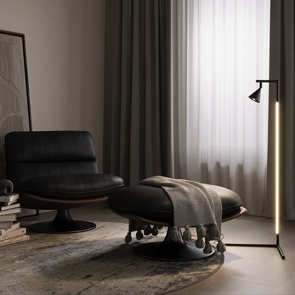 Торшер Maytoni Stripe MOD489FL-L20B3K MOD489FL-L20B3K - магазин электротехники Electroshop
