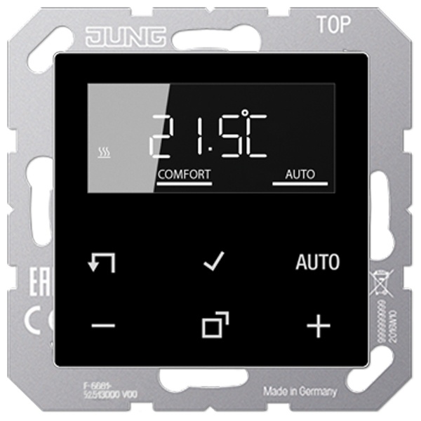 Термостаты Jung серии A+AS - магазин электротехники Electroshop