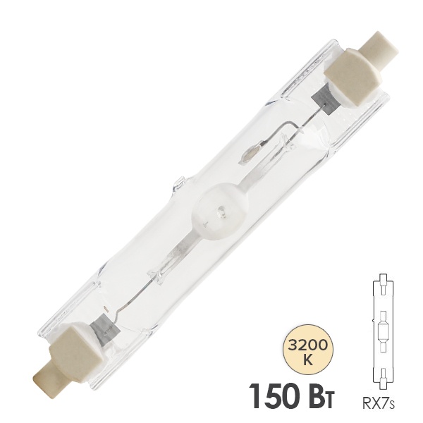 Лампа металлогалогенная Osram HQI-TS 150W/WDL Excellence RX7s-24 (МГЛ) 4099854387180 4099854387180 - магазин электротехники Electroshop