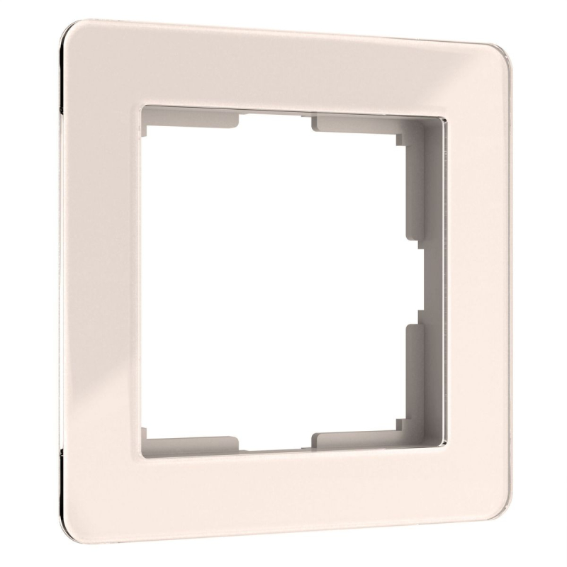 Рамка на 1 пост Werkel Acrylic айвори 4690389186271 W0012743 4690389186271 - магазин электротехники Electroshop