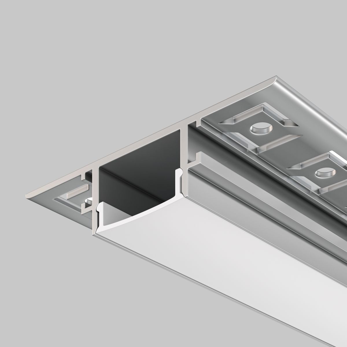Профиль встраиваемый скрытого монтажа Maytoni Led Strip ALM-6114-S-2M 636019 636019 - магазин электротехники Electroshop