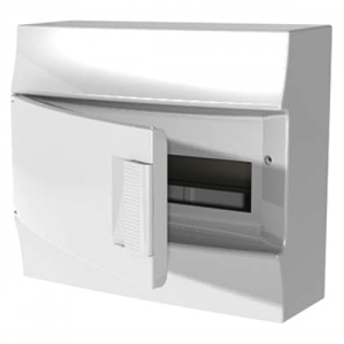 Бокс настенный ABB Mistral41 12М модулей непрозрачная дверь с клеммным блоком 1SLM004102A3103 1SLM004102A3103 - магазин электротехники Electroshop
