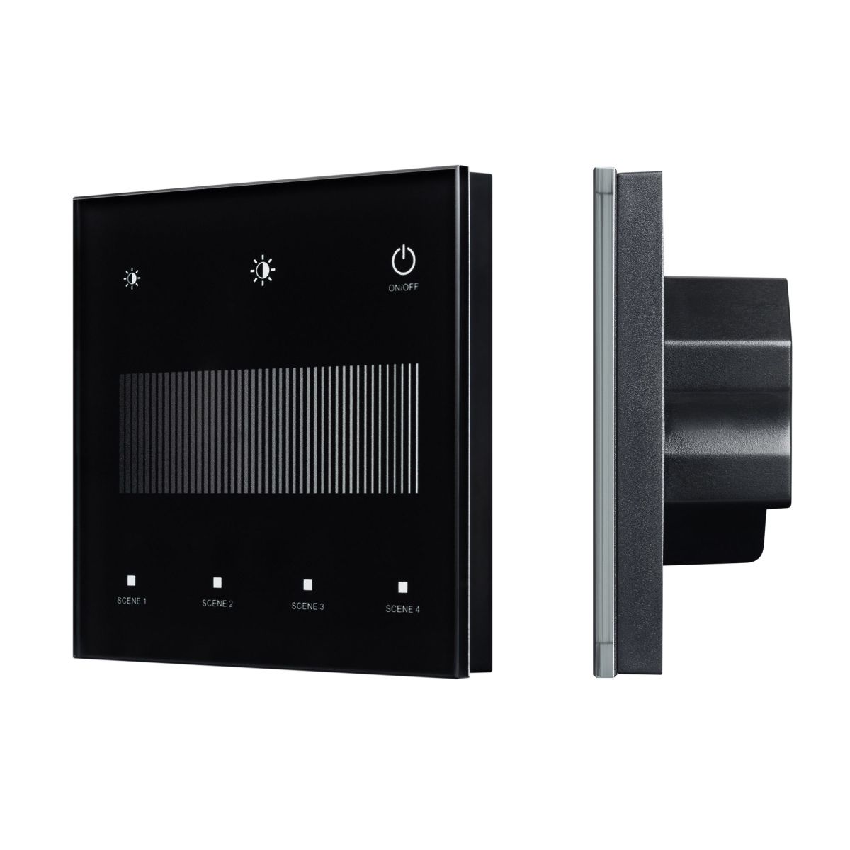 Сенсорная панель Arlight SMART-DALI-301-11-1G-4SC-DIM-IN Black (BUS/24V, Touch, 2.4G) 046547 046547 - магазин электротехники Electroshop