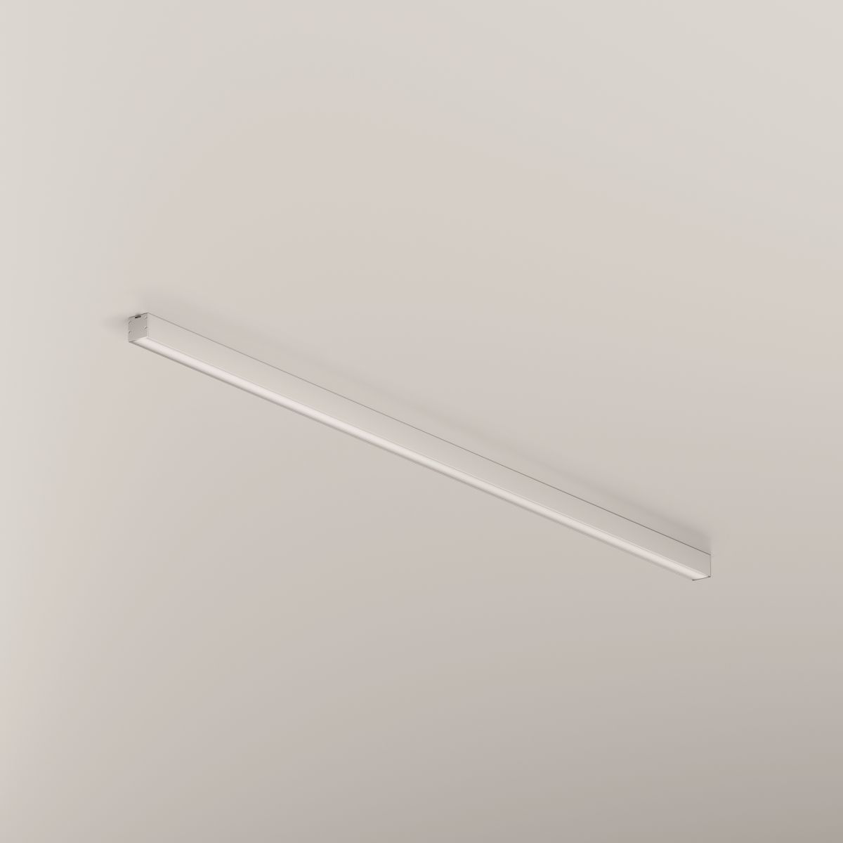 Линейный накладной светильник Maytoni Technical 4000K 50x50 (Серебро, 2 м) LL311024 LL311024 - магазин электротехники Electroshop