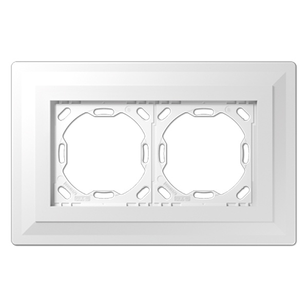 Монтажный адаптер Jung ZERO 2-постовый для встроенной установки c отступом PA982G125-3 PA982G125-3 - магазин электротехники Electroshop