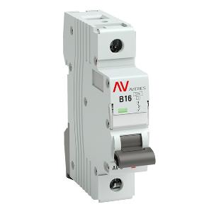 Выключатель автоматический EKF AVERES AV-6 16A (B) 1P однофазный 6kA mcb6-1-16B-av mcb6-1-16B-av - магазин электротехники Electroshop