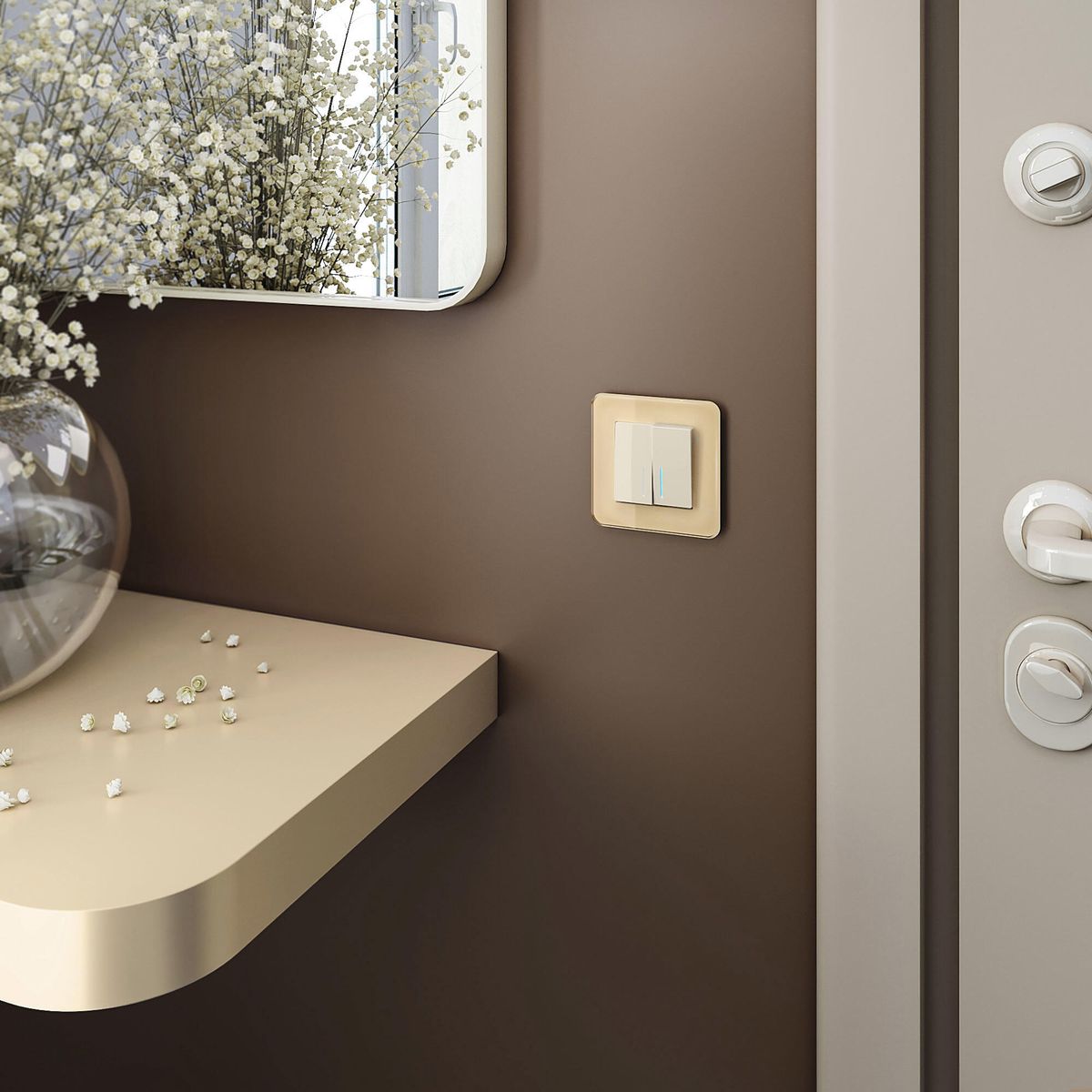 Рамка Werkel Elite на 1 пост айвори W0012443 4690389180682 4690389180682 - магазин электротехники Electroshop