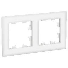 Рамка AtlasDesign Nature 2 поста оргстекло белый Systeme Electric ATN320102 ATN320102 - магазин электротехники Electroshop