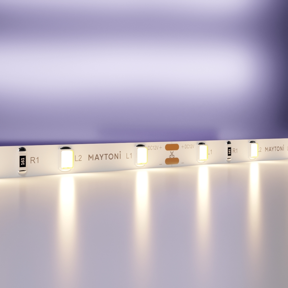 Светодиодная лента Maytoni Technical Led strip 12В 2835 4,8Вт/м 3000K 5м IP20 20007 20007 - магазин электротехники Electroshop