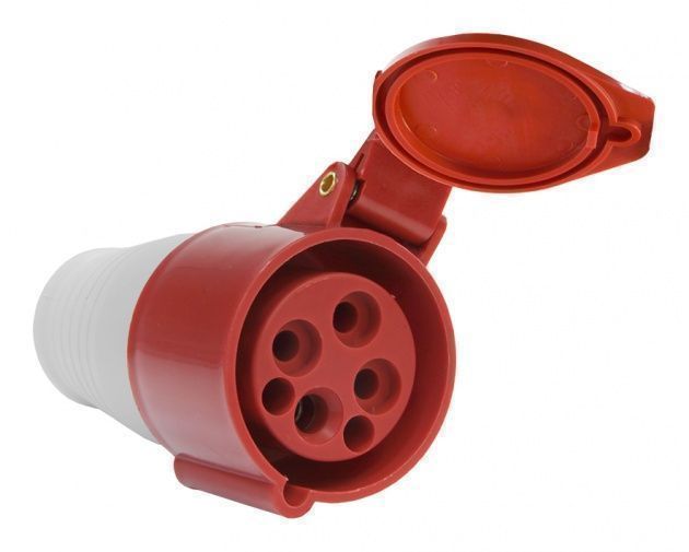 Розетка 214 переносная 3Р+PE 16А 380B IP44 Розетка 214 - магазин электротехники Electroshop