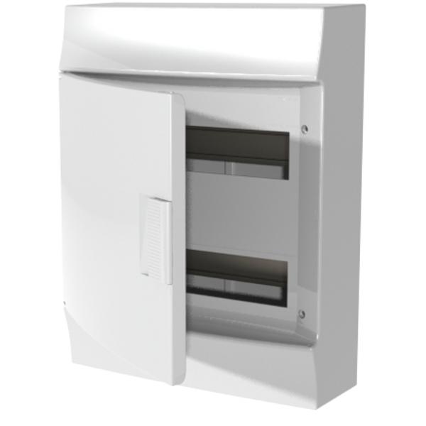 Бокс настенный ABB Mistral41 24М модуля (2x12) непрозрачная дверь с клеммным блоком 1SLM004102A3105 1SLM004102A3105 - магазин электротехники Electroshop