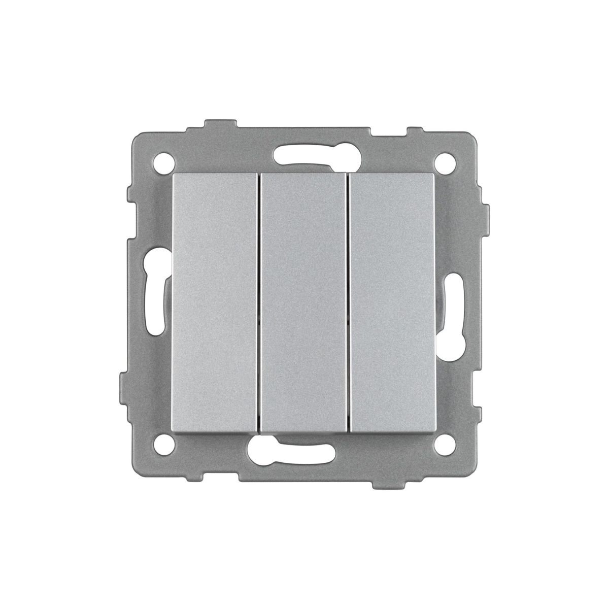 Механизм выключателя трехклавишный непроходной Arlight SWT-MK03-PL-GR-V (250V, 10A) 049898 049898 - магазин электротехники Electroshop