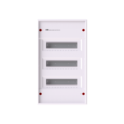 AK636E3 Шкаф накладной ABB на 36 модулей 3-рядный IP30 578x339x99 без двери 2CPX032570R9999 2CPX032570R9999 - магазин электротехники Electroshop