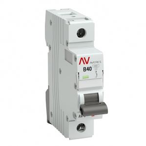 Выключатель автоматический EKF AVERES AV-6 40A (B) 1P однофазный 6kA mcb6-1-40B-av mcb6-1-40B-av - магазин электротехники Electroshop