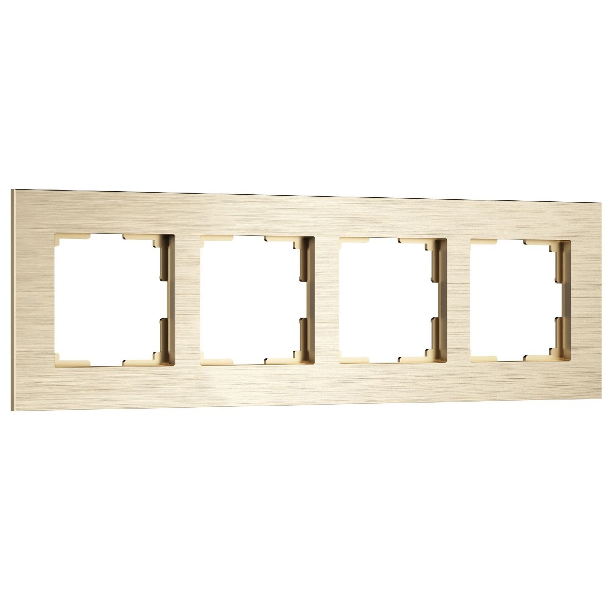 Рамка на 4 поста Werkel AluMax 4690389204128 W0043511 a066336 4690389204128 - магазин электротехники Electroshop