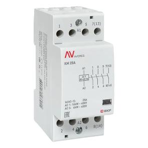 Контактор модульный EKF Averes КМ 25А 4NO 24В AC 2 модуля km-av-2-25-40-24V km-av-2-25-40-24V - магазин электротехники Electroshop