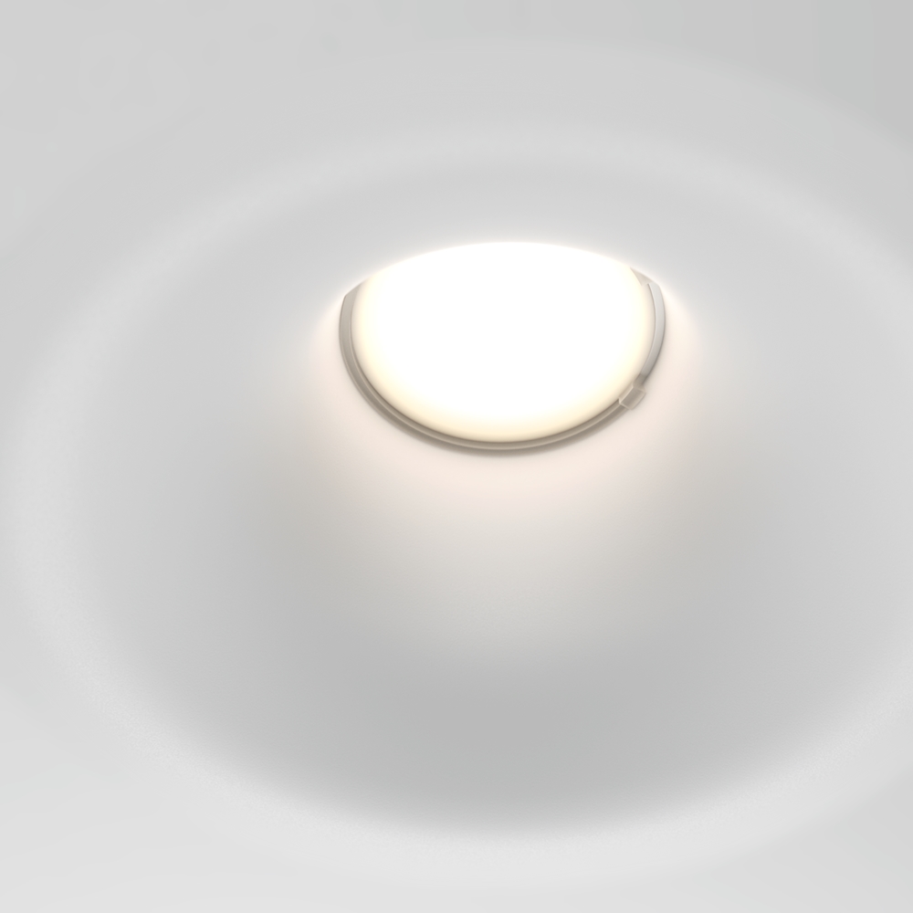 Встраиваемый светильник Maytoni Technical Downlight Gyps Modern DL002-1-01-W-1 DL002-1-01-W-1 - магазин электротехники Electroshop