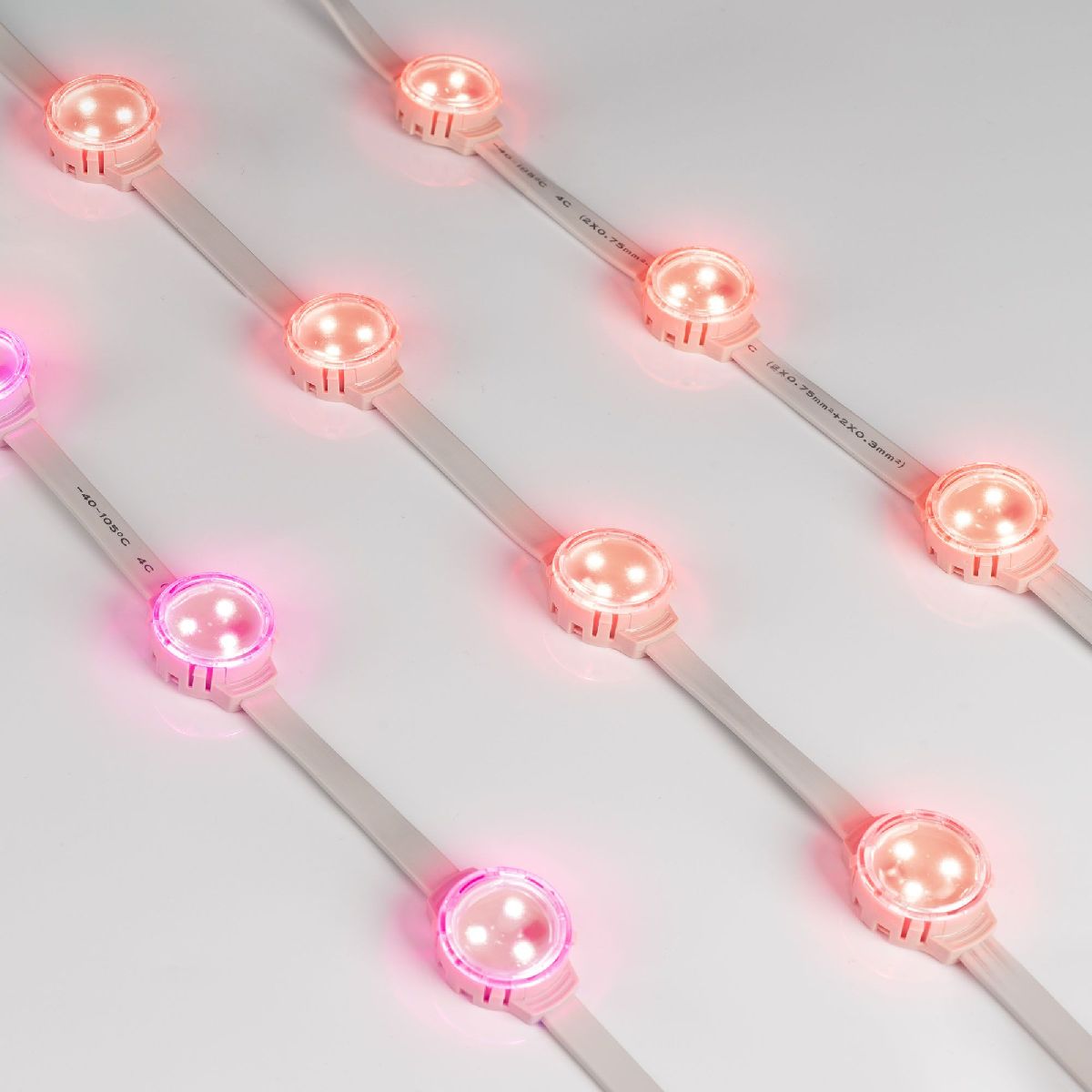 Модуль управляемый Arlight SOLEX-SPI-3535-3-12V RGB 120deg (D30x16mm, 0.75W, IP67) 029240 029240 - магазин электротехники Electroshop
