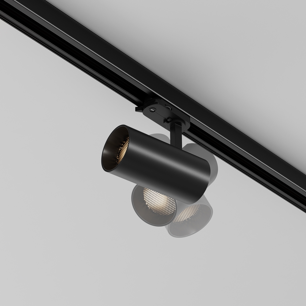 Трековый трехфазный светильник Maytoni Technical Three phase track system Trinity Focus Led TR197-3-12WCCT-M-B TR197-3-12WCCT-M-B - магазин электротехники Electroshop