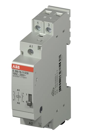 Электромеханическое блокировочное реле ABB E290-16-11/230 1HO+1НЗ 16А управление 230В АС/110В DC 2TAZ312000R2013 2TAZ312000R2013 - магазин электротехники Electroshop