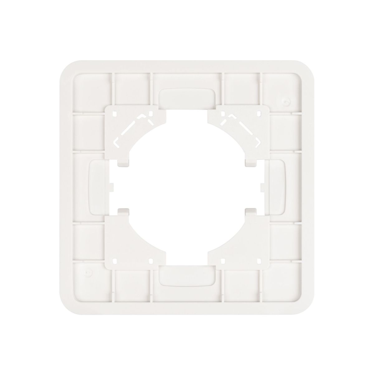 Рамка стеклянная на 1 пост Arlight FRM-OMALI-SFGS-1-WH 049675 049675 - магазин электротехники Electroshop