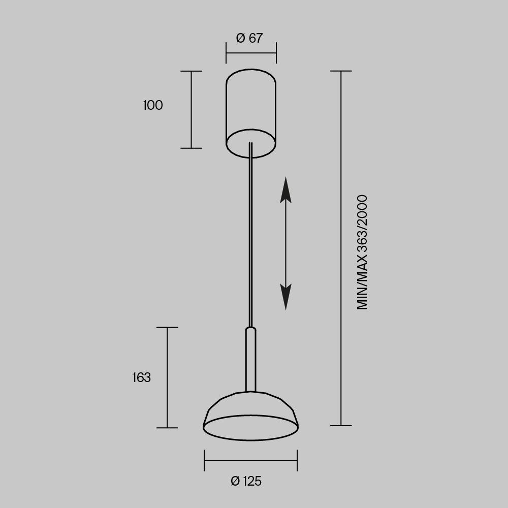 Подвесной светильник Maytoni Vita MOD451PL-L8B3K MOD451PL-L8B3K - магазин электротехники Electroshop
