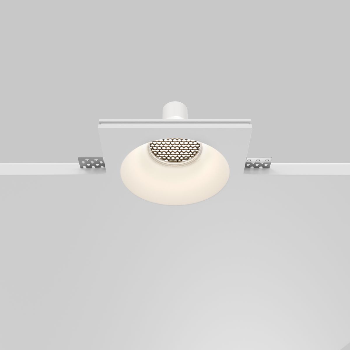 Встраиваемый светильник Maytoni Technical Gyps Modern DL129-GU10-01-W DL129-GU10-01-W - магазин электротехники Electroshop