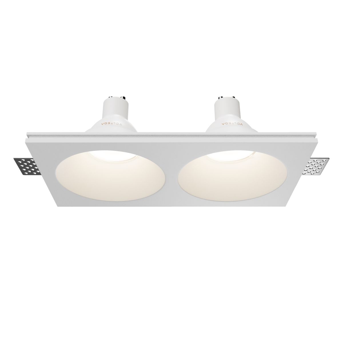 Встраиваемый светильник Maytoni Technical Gyps Modern DL129-GU10-02-W DL129-GU10-02-W - магазин электротехники Electroshop