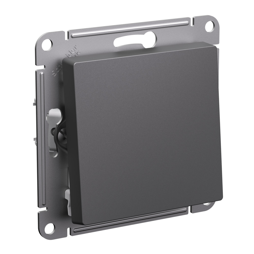 Кнопка 10А AtlasDesign базальт Systeme Electric ATN001415 ATN001415 - магазин электротехники Electroshop