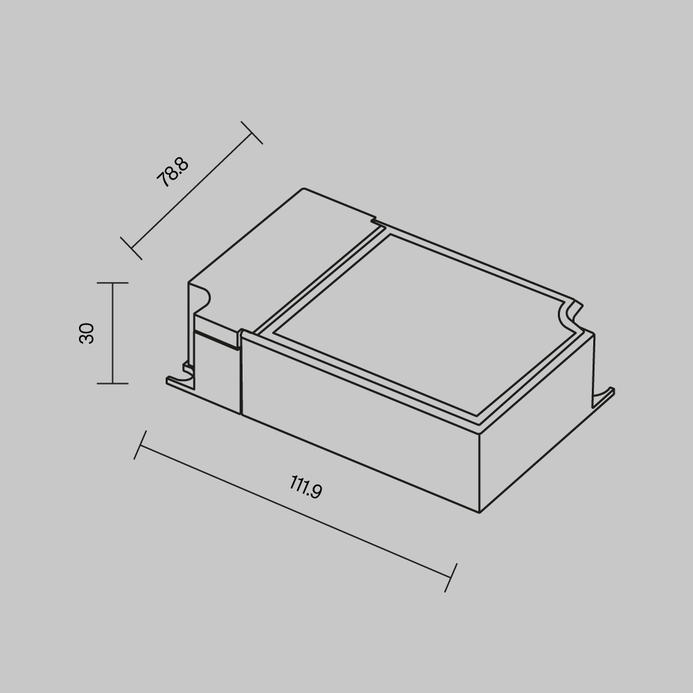 Источник тока Maytoni Lighting control 726001 726001 - магазин электротехники Electroshop