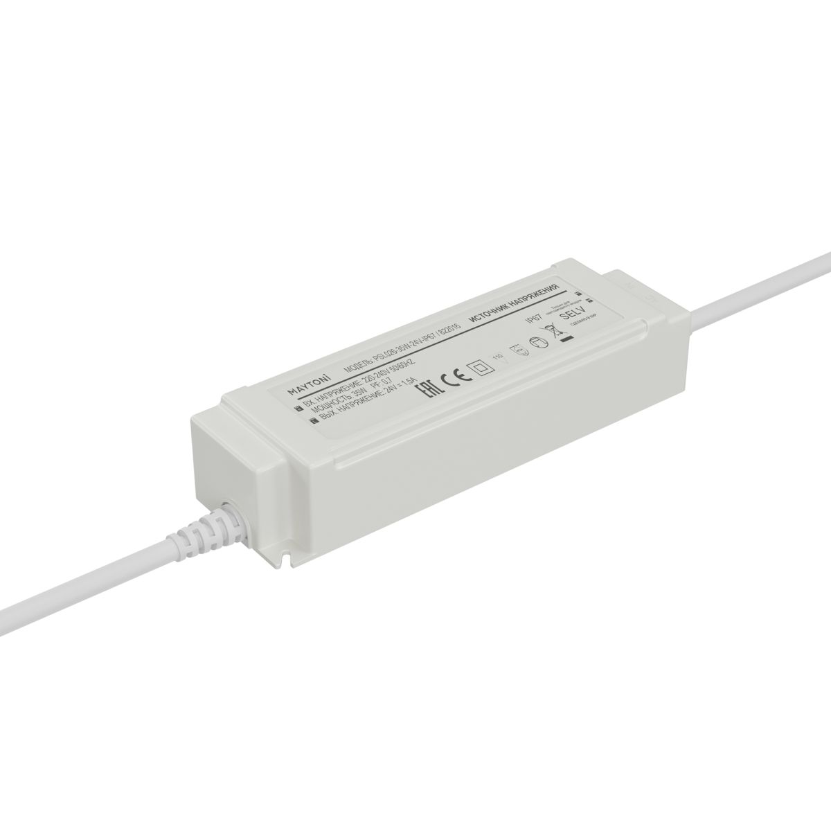 Источник напряжения Maytoni Led Strip PSL026 24В 35Вт IP67 822016 822016 - магазин электротехники Electroshop