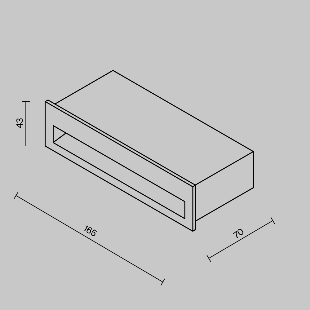 Подсветка для лестниц Maytoni Futo O512SL-L6B3K O512SL-L6B3K - магазин электротехники Electroshop