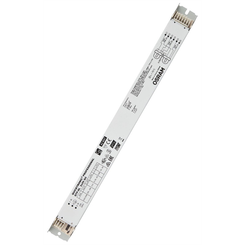ЭПРА Osram QTP-DL 2X55/230x240(DL55, L58)  360x30x21mm для компактных люминесцентных ламп 4008321390172 4008321390172 - магазин электротехники Electroshop