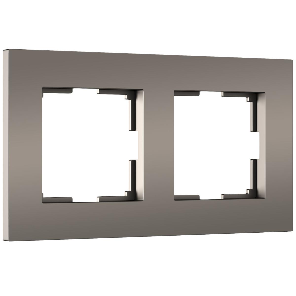 Рамка на 2 поста Werkel Slab 4690389193408 W0022963 a062812 4690389193408 - магазин электротехники Electroshop
