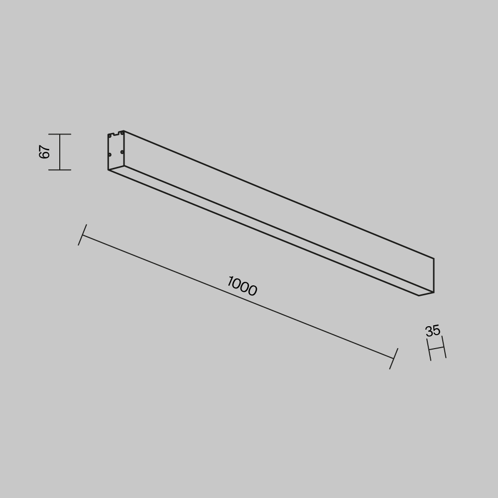 Линейный светильник Maytoni Technical LL311044 LL311044 - магазин электротехники Electroshop