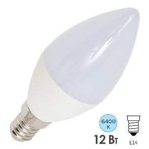 Лампа светодиодная свеча Foton FL-LED C37 12W 6400К 220V E14 1200Lm дневной свет 615664 615664 - магазин электротехники Electroshop